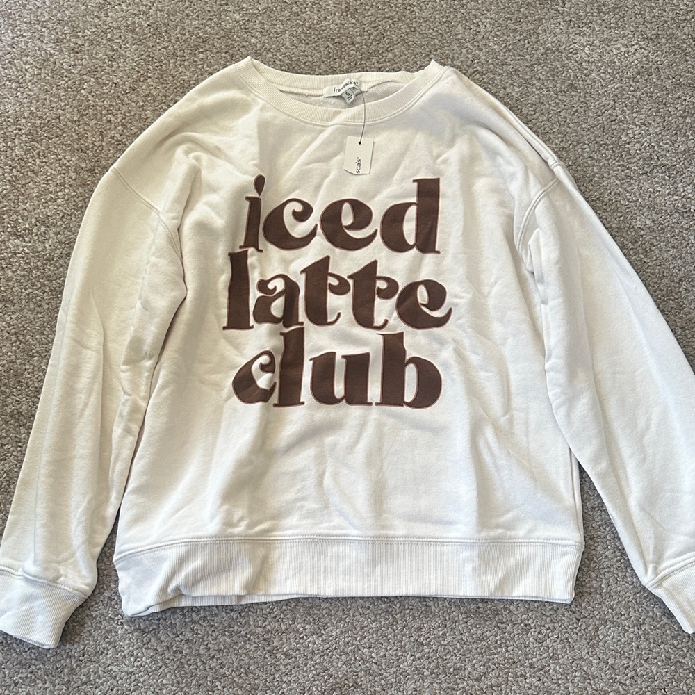 Iced Latte Club Cream Sweater